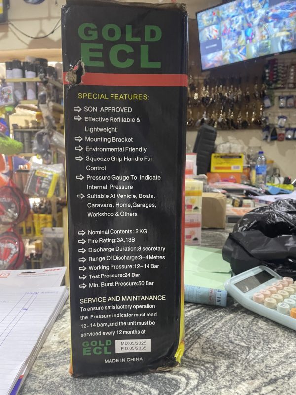 Gold ECL Fire Extinguisher - Image 2