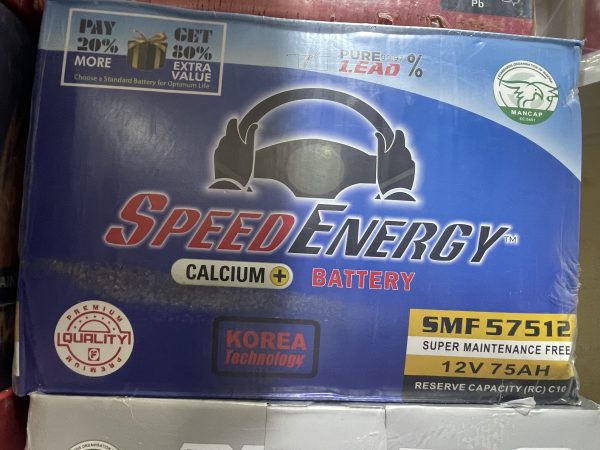 Speedy Energy SMF 12V/75AH Car Battery 57512