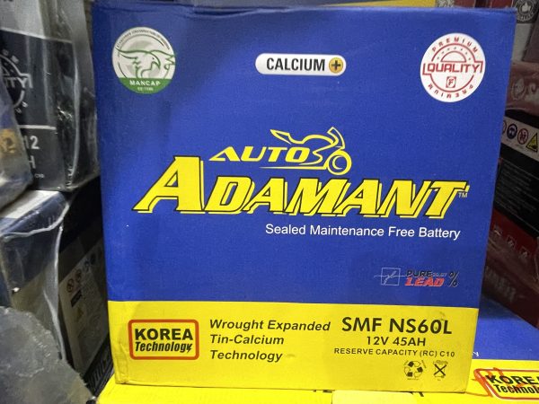 Auto ADAMANT SMF NS60L 12V/75AH Car Battery |
