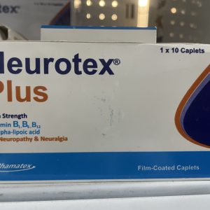 Neurotex Plus B1 B6 B12 Caplets – Nerve Health & Vitamin Supplement