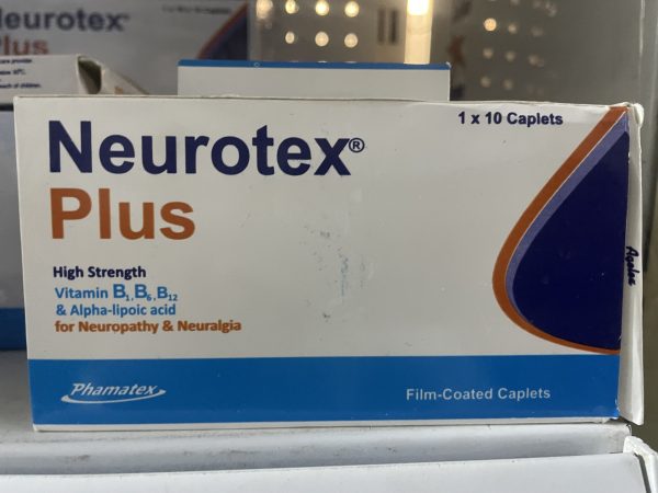 Neurotex Plus B1 B6 B12 Caplets – Nerve Health & Vitamin Supplement