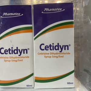 Cetidyn Syrup 60ml | Non-Sedating Antihistamine