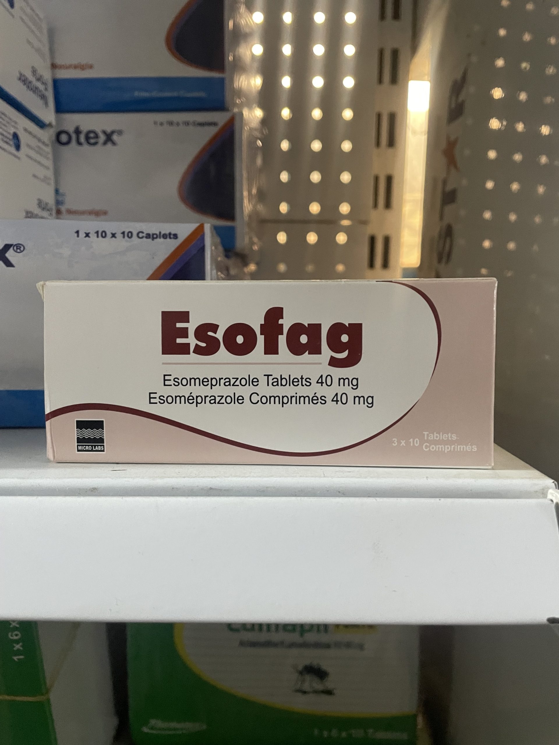 Esofag 40 mg (Esomeprazole) – for Heartburn, GERD & Ulcers