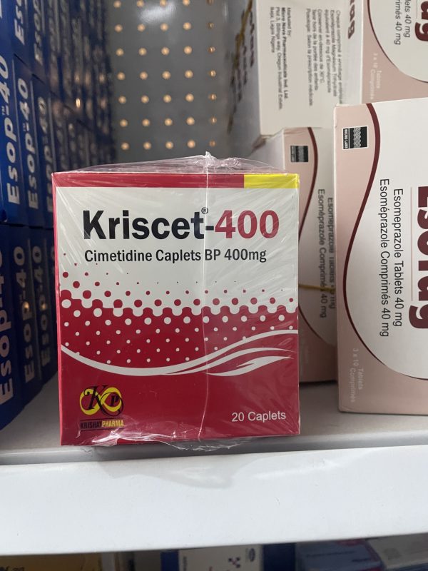 Kriscet-400 Cimetidine 400mg Tablets | GERD & Ulcer Relief