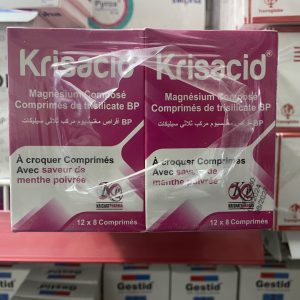 Krisacid Antacid Suspension 100 ml / Chewable Tablets