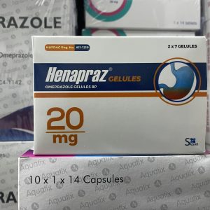 Henepraz 20mg (Esomeprazole) Capsules Acid Reflux & Gastric Ulcers | Prescription Only