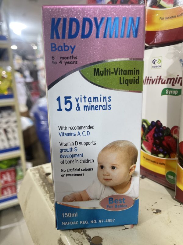 Kiddymin Baby Multivitamin Liquid – Essential Nutrients