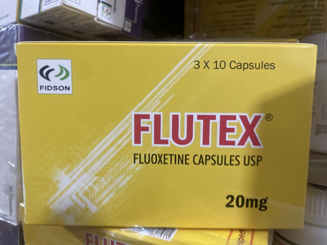 FLUTEX - Fluoxetine Capsules USP 20mg – Antidepressant & Anxiety Treatment
