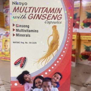 Premium Multivitamin with Ginseng & Energy Boost Complex | Daily Essential Vitamins & Minerals for Men & Women