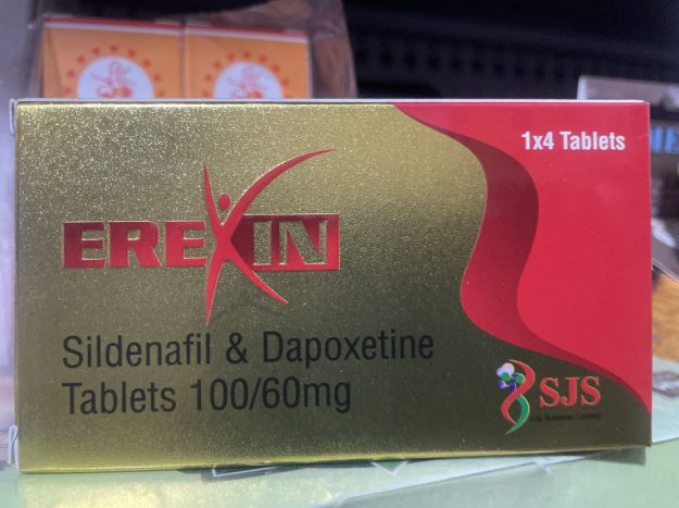 ERE TN Sildenafil & Dapoxetine Tablets 100/60mg 1x4 Tablets SJS