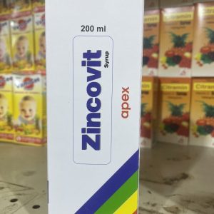 Zincovit Syrup Apex 200ml – Multivitamin & Multimineral Supplement with Zinc for Immunity, Energy & Growth