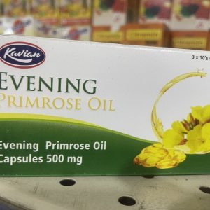 Kavian Evening Primrose Oil – Natural Source of Gamma-Linolenic Acid (GLA) for Skin, Hormonal Balance & Wellness