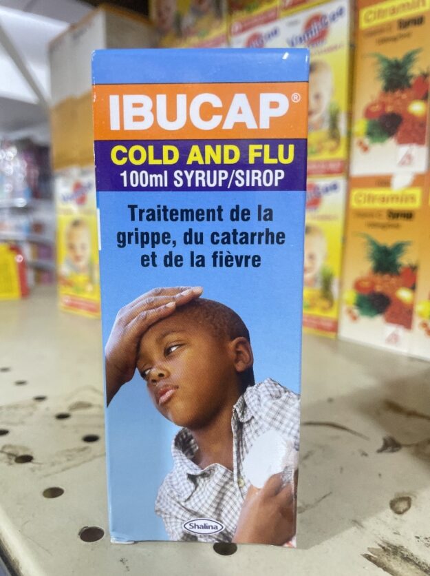 IBUCAP Cold and Flu Syrup - 100ml Relief for Fever, Cold & Flu Symptoms - Shalina