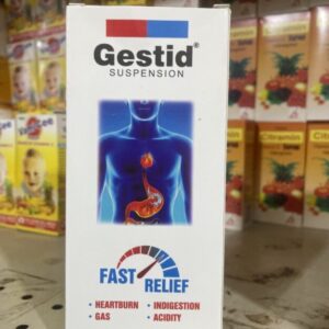 Gestid Suspension - Fast Relief from Heartburn, Indigestion, Gas & Acidity - Antacid Liquid Formula